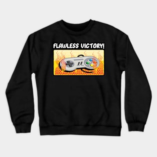 Flawless victory SNES controller Crewneck Sweatshirt